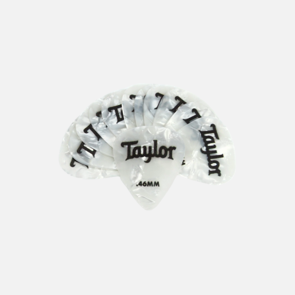 테일러 셀룰로이드 피크 12팩 - 화이트펄 0.46mm